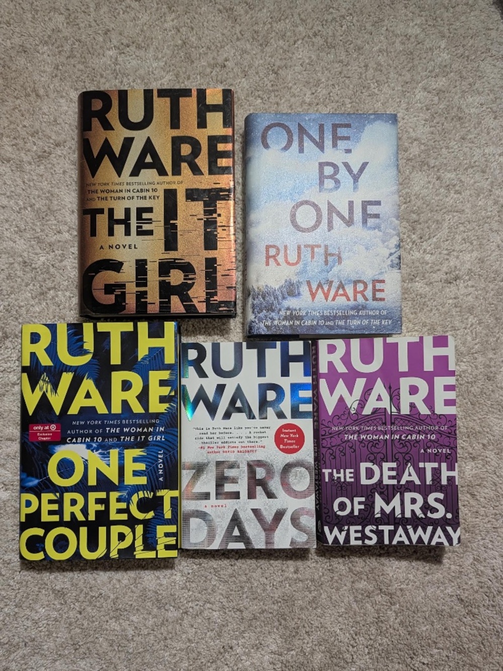 RUTH WARE 5 Books
